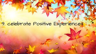 graphic: Celebrate positive experiences