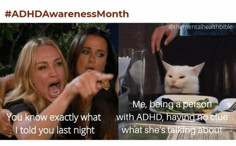 Laugh A Little At These Adhd Memes Adhd Awareness Month October 21